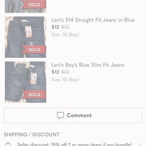 Levi's Classic Indigo Straight Jeans